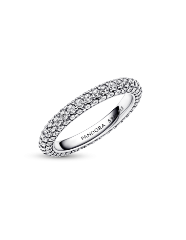 Anillo en plata de ley Fila en Pavé